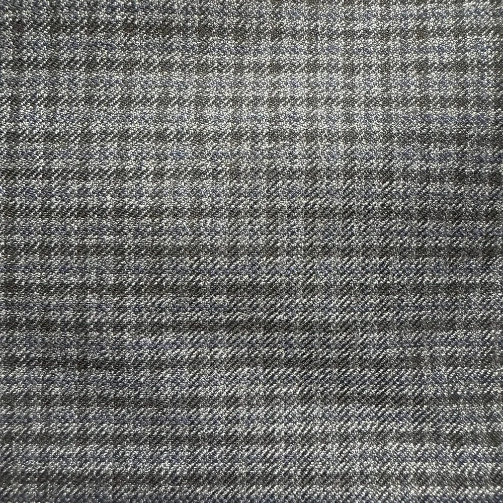 Ralph Lauren Blazer Men 48L Performance Blend Blue Glen Plaid Houndstooth Check